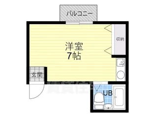 1Rの間取り画像