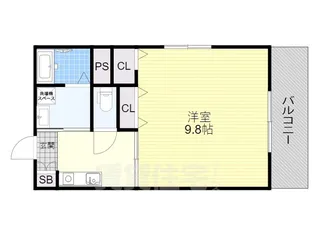 パルモ【202号室】の間取り