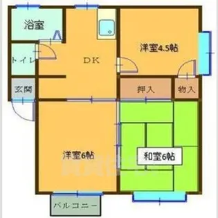 エクセルグリーン【2階】の間取り