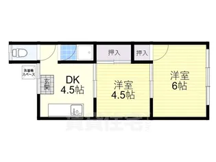 緑町マンション【3階】の間取り