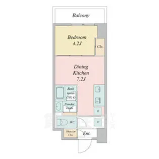 ブランシエスタ金山北【15階】の間取り