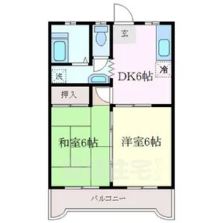 コーポ松栄【3階】の間取り