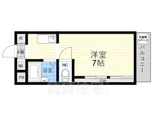 サンハイツ白鳩パート2【3階】の間取り