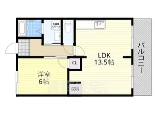 アネックスモリヤマ【1階】の間取り