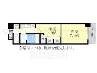 S-RESIDENCE神沢afford【3階】の間取り