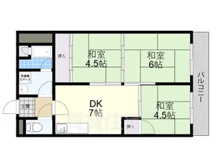 樋本マンション【4階】の間取り