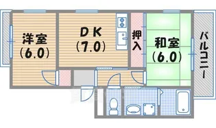 K’SCourt甲東園【3階】の間取り