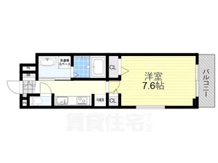 ウエスト コミタリア3【1階】の間取り