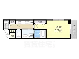 ウエスト コミタリア3【1階】の間取り