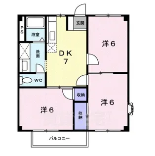ファミールハイツ【1階】の間取り