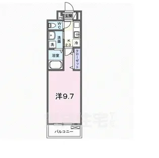 コーポハピネス白砂【2階】の間取り