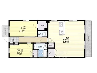 キャッスルプラザ西宮【2階】の間取り