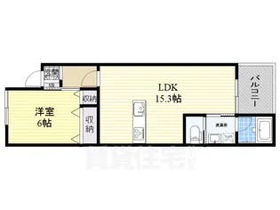 クロトリハイツ【1階】の間取り