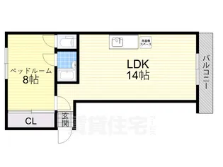 ダイバーシティ藤井寺【2階】の間取り