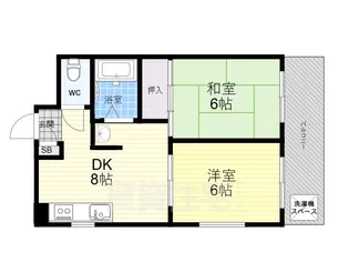 ロータリービルド西宮【3階】の間取り