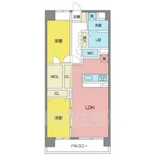 アヴェニールN棟【1階】の間取り