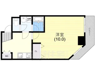 LaLuce新長田【2階】の間取り