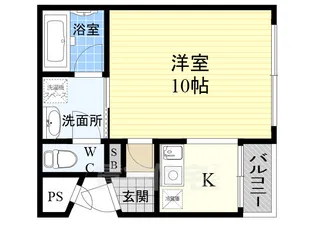 パルデメール【3階】の間取り