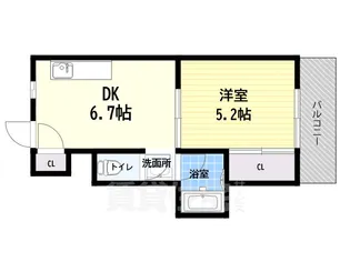 ルワージュ立花【3階】の間取り