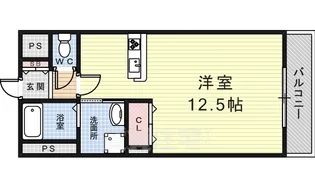 エクシージュ武庫川【2階】の間取り