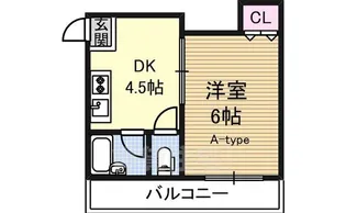 三賀マンション【6階】の間取り