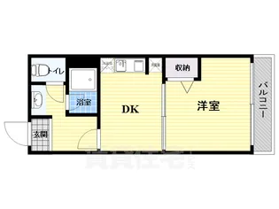 ドムス・ドイ【8階】の間取り