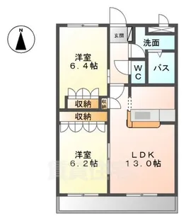 トゥー・ル・モンド【3階】の間取り