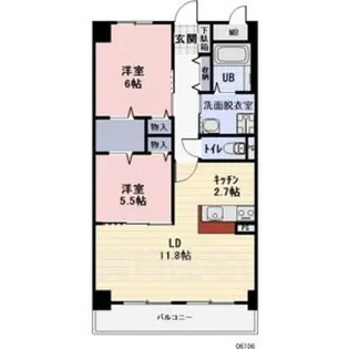 Bonheur・cle’【2階】の間取り