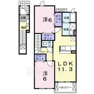 ブリランテ【2階】の間取り