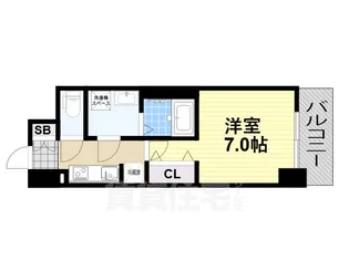 大阪府堺市西区浜寺石津町中1丁【マンション】の間取り