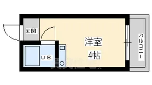 1Rの間取り画像