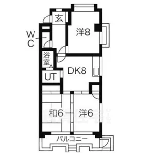 第一山田ビル【1階】の間取り