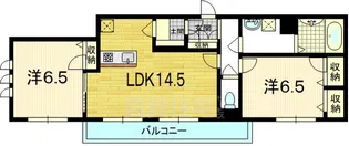 神楽コート上桂【2階】の間取り