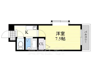 1Kの間取り画像