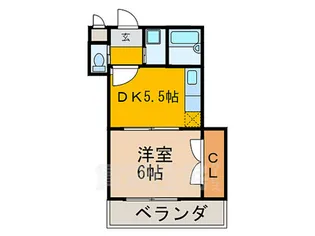 ウイステリア堀田【4階】の間取り