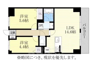 Le・Ciel徳川【2階】の間取り