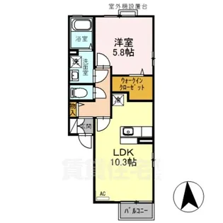 ラフィーネメゾン【2階】の間取り