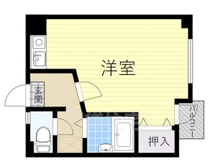 ゴールドハイツ【3階】の間取り