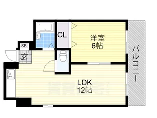 シティハイツマルシン【3階】の間取り