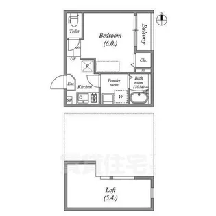 ハーモニーテラス京都太秦【1階】の間取り