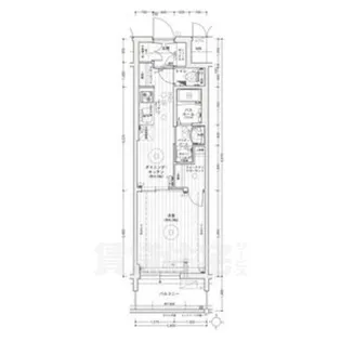 エステムコート名古屋ライブゲート【3階】の間取り