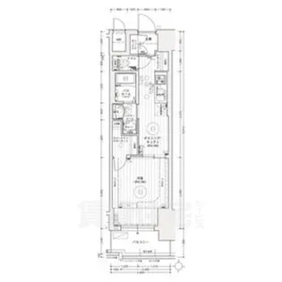 エステムコート名古屋ライブゲート【4階】の間取り