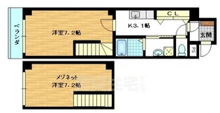 ドムスタレイア【5階】の間取り