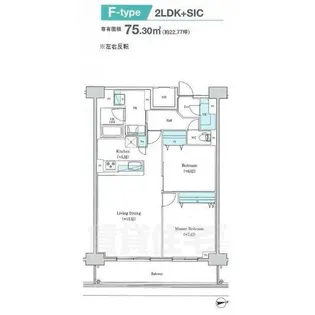 ロイジェント日吉2【9階】の間取り