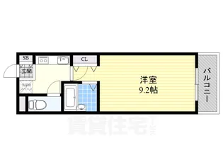 リアンジェ園田【2階】の間取り