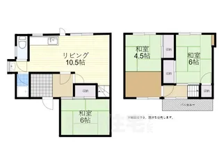 大阪府高槻市淀の原町【一戸建】の間取り