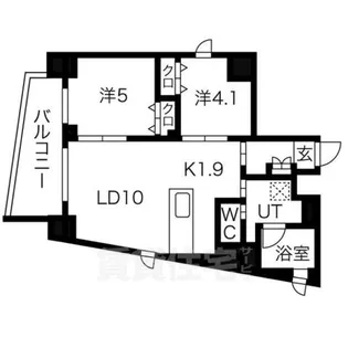 ポルタニグライースト【3階】の間取り