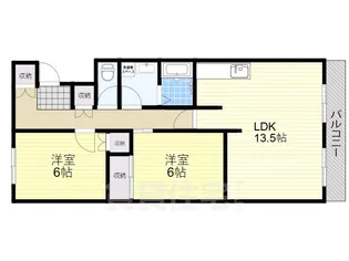 シェーンハイト【1階】の間取り