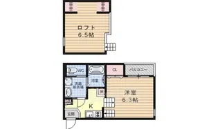 サニーコート花川【201号室】の間取り