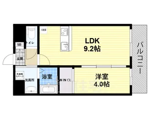 プレサンス尼崎アルモナ【2階】の間取り